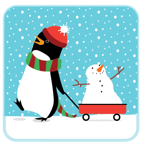 Christmas reindeer penguin gingerbread man snowman ikea monkey children's ilustration cactus xmas snow Presents Cocoa christmas Tree Holiday