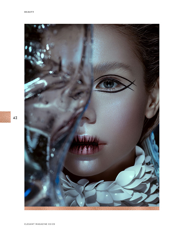 "Water Lilies" story for ELEGANT magazine