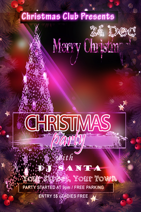 Christmas freebies free flyers christmas party Christmas party flyers