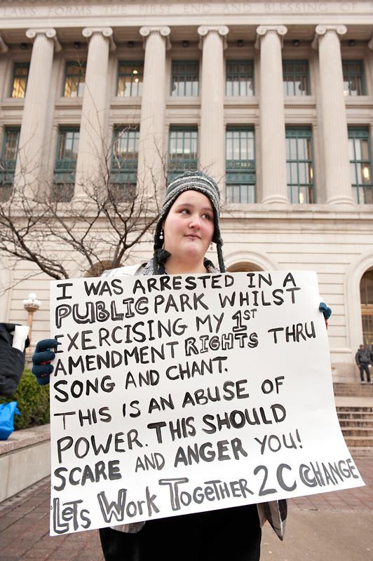 Occupy Cincinnati  protest police Arrests political movements courtrooms Jesse Jackson