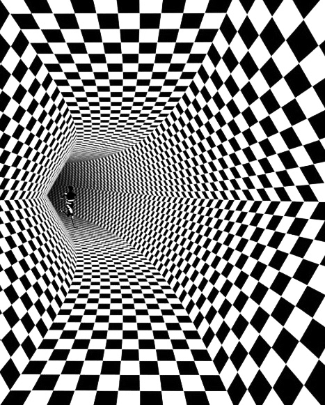 blackandwhite emotions graphic design  identity illusiion optical illusion opticalart pattern