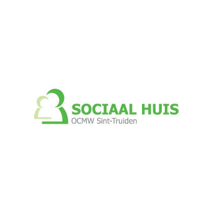SOCIAL SERVICE Sociaal Huis sint-truiden idearté Logo Design
