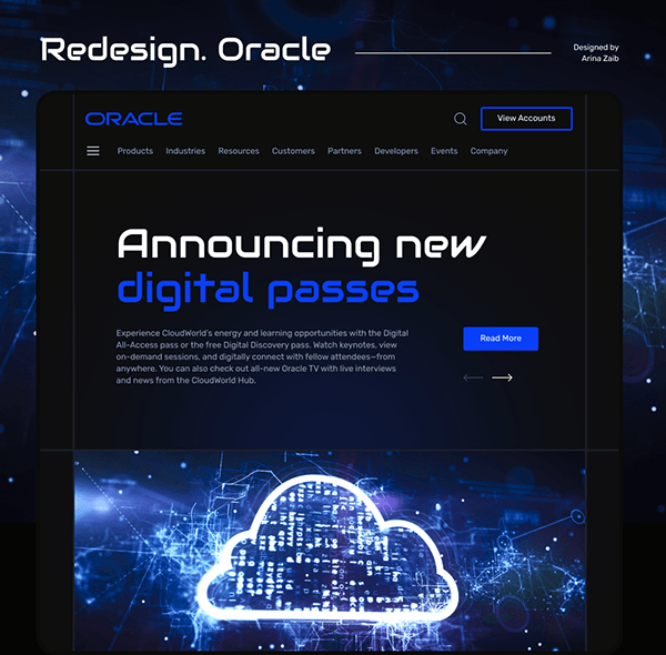 ORACLE / redesign