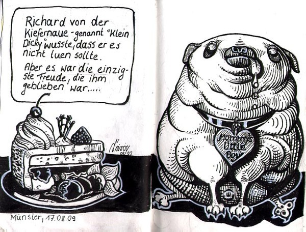 sketches Sketch-Diary animals children comic cartoon Painter X Children's Books