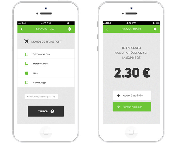 UI ux Webdesign green iphone app economy money Desgin opendata Data service