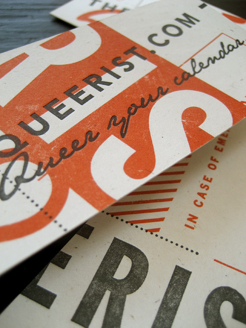 business card letterpress offset sticker Label