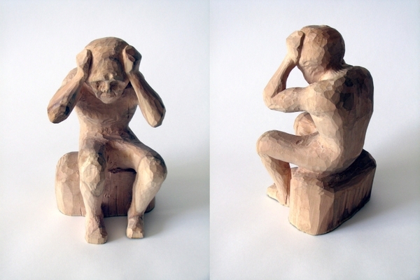 wood sculpture art lithuania woodcarving