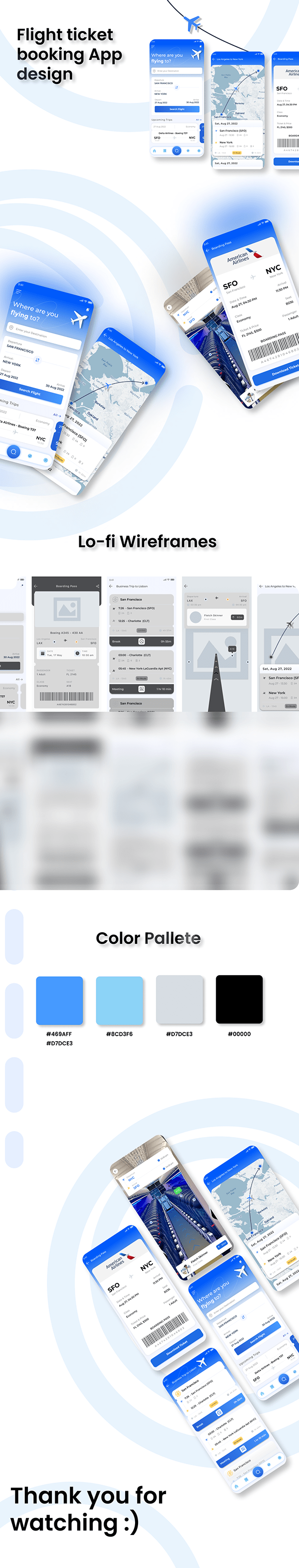 Flight Ticket Booking App Design