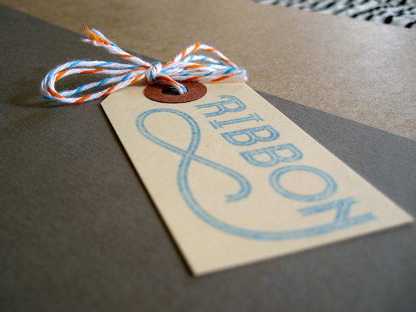 ribbon Lost Type font specimen book