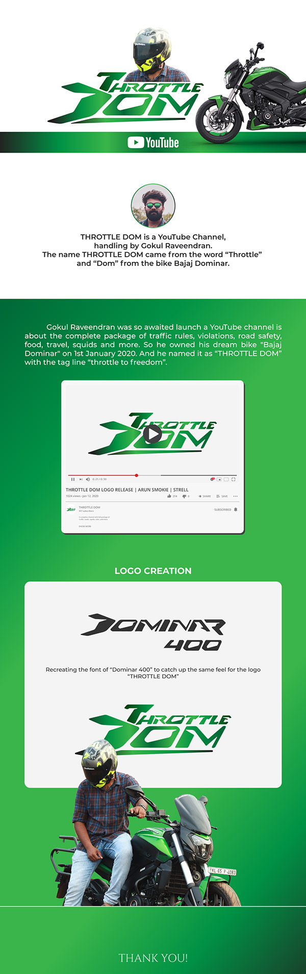 Throttle Dom - Logo Design