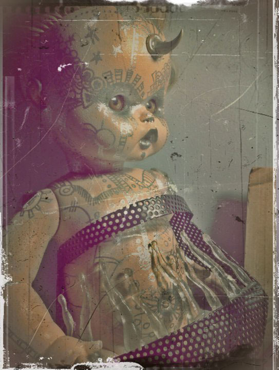 dolls metal STEAMPUNK muñecas handmade Hecho a mano collage
