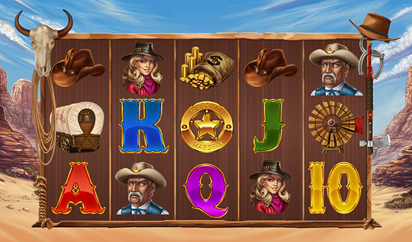 Slot machine - "Wild west"