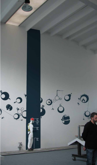 KK3Design Lorenzo Giacomini Roberto Cigala interior design studio graphic wall stickers wallpaper