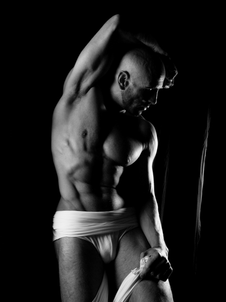slaves Michelangelo male nude fine art male nude Black and white photography