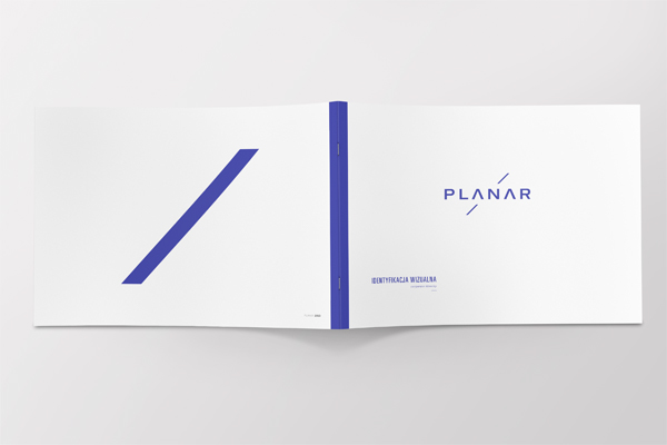 planar logo Corporate Identity identity design Webdesign brand Stationery Business Cards mechanics minimalistic blue visuell książka znaku