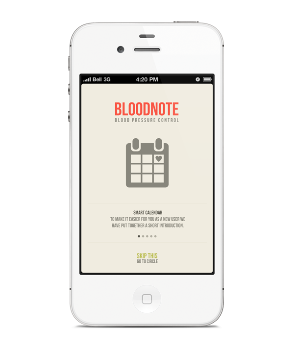 mobile app blood Bloodnote peter Bajtała bajti iphone application print Web design Icon ux UI