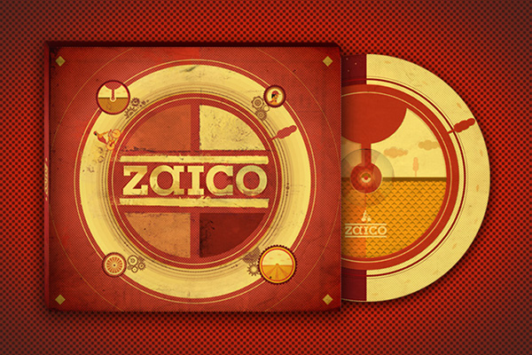 zaico cd  dicos  ahijuna estudio diseño grafico ilustracion vector