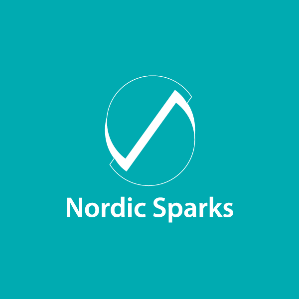 Nordic Sparks logo vector logo flat design