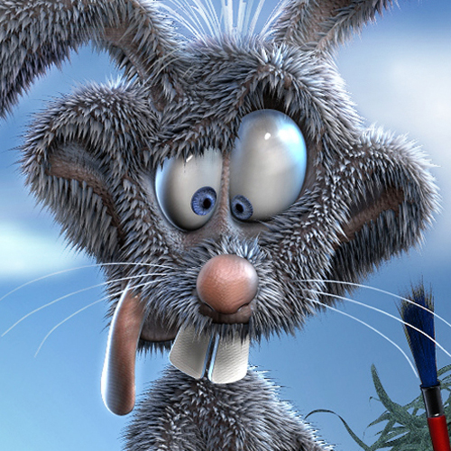 Funny Easter Bunny on Behance