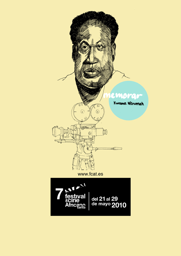 graphic design  ILLUSTRATION  poster africa Cinema Film   movie Drawing 