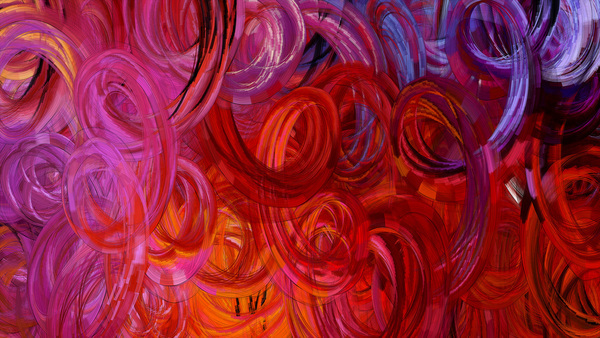 blue red Colorfield engine exploration epicycles pink green colorful luminous curves lines strokes black orange patrick gunderson generative AS3 art Actionscript abstract 1080p Spirograph December 2008 composition scripting loops smear periodic nonfigurative fingerpainting