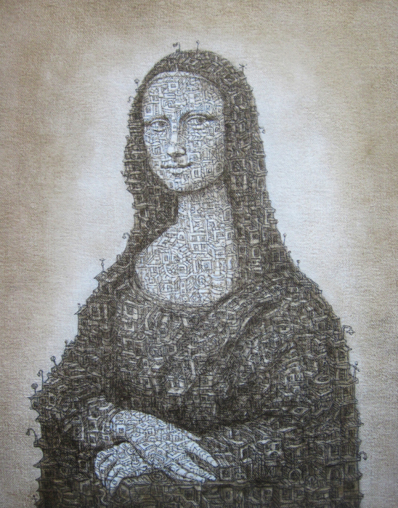 Gioconda Project art  art exhibition artist Blog Creativity Initiative leonardo da vinci Mona Lisa la gioconda Project twitter experiment creative