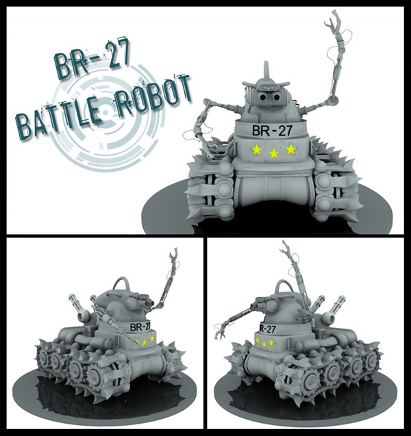 BR-27 Battle Robot Character Design on Behance