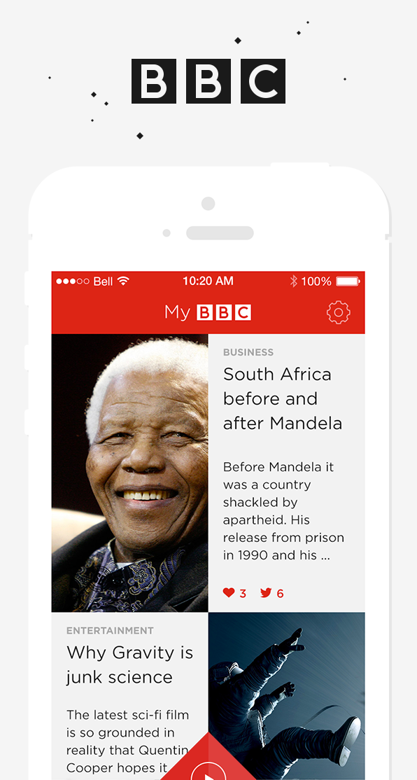 app application iphone ios7 mobile news info BBC