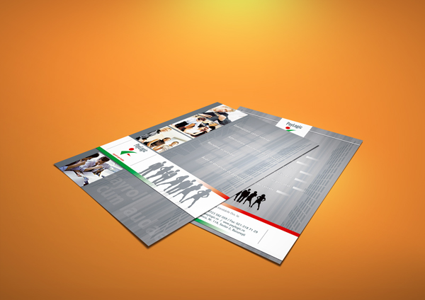 rollup layout  brochure flyer stationeries