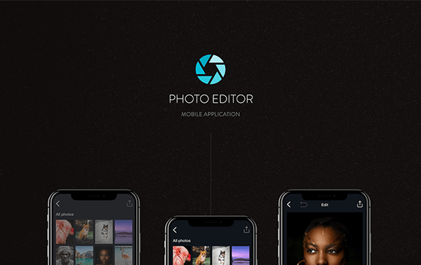 Mobile Photo Editor App UI