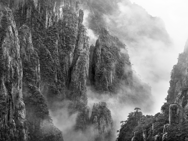 anhui china environment Huangshan landscape photography Mt Huangshan Scenic Area Privatisation privatisation of national parks UNESCO World Heritage site mountains Landscape Granite mist fog rock