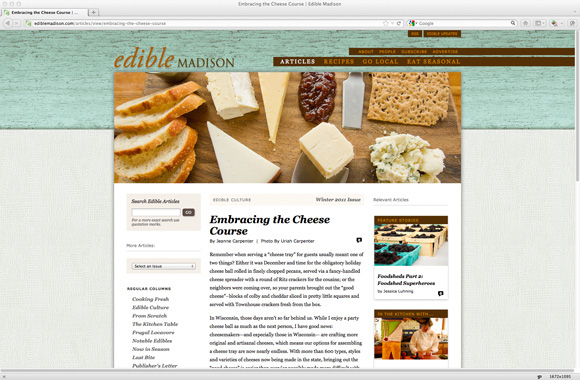 Edible Madison  Edible communities Food  Website seasonal
