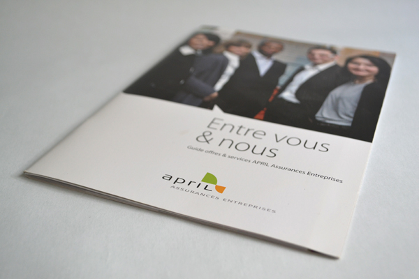 btob b2b print brochure imprimé Guide insurrance assurances april lyon Rhône-Alpes france rhoné
