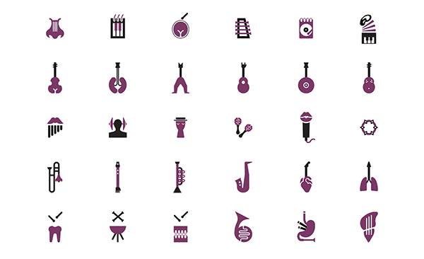 Icon set "Music is you"