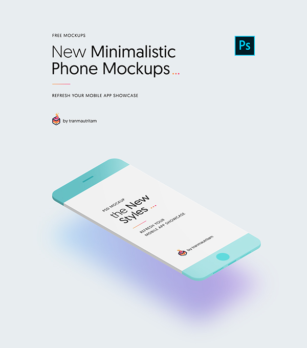 Free Download: New Minimalistic Phone Mockups