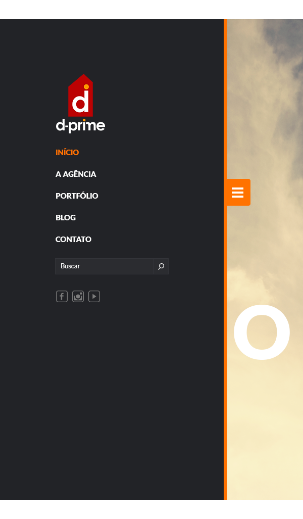 D-prime Website Responsive goiânia Roger Mello Interface