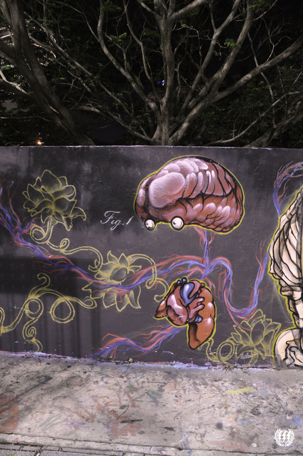 clogtwo zincnite crew singapore asia eman raharno Graffiti illustrations Mural