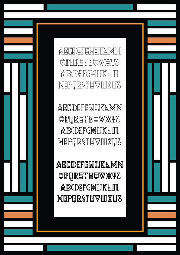 typeface design type font