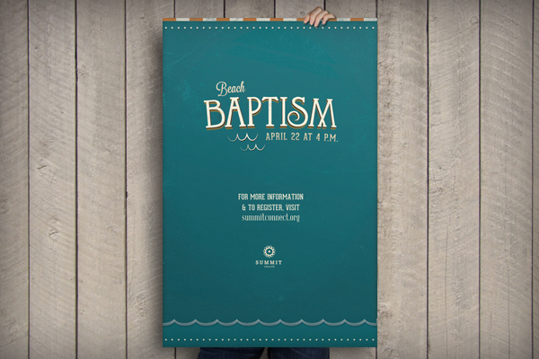 beach  vintage  ocean  blue menu  poster  type  church Baptism infographic