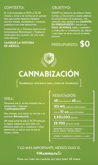 marihuana cannabis legal social media Círculo de Oro