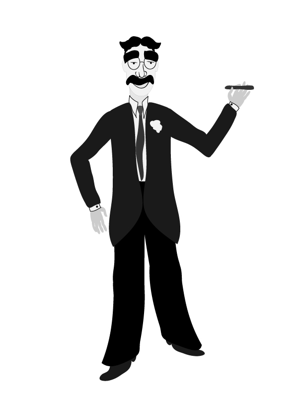 Groucho Flash Illustrator coyote first animation