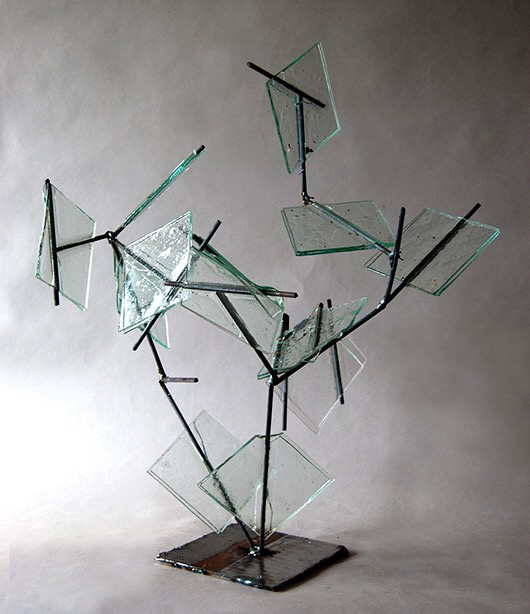 design art sculpture designer glass metal