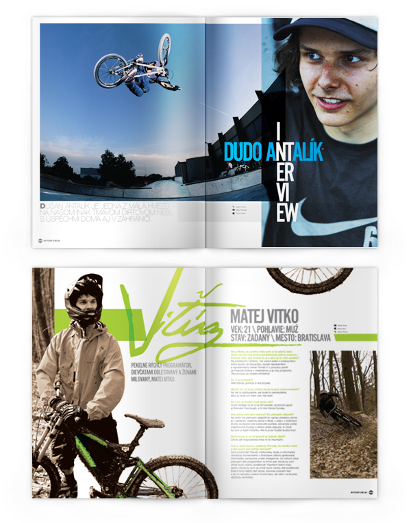 Bike biker magazine mag logo identity cover editorial