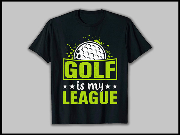This is my custom Golf t-shirt.