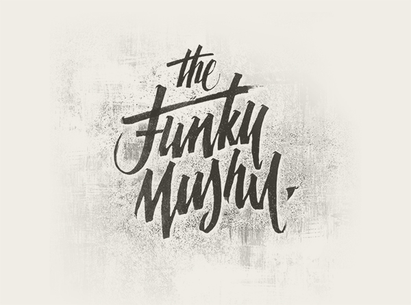 funky mushy mushroom albumart Album cover artwork weed type typo
