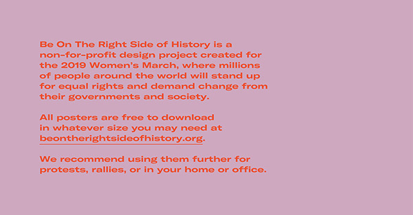 Be On The Right Side Of History
