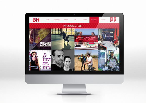 Web Website site sitio benemedia Productora tv flaticon Icon