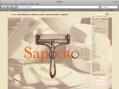 saporito Rome Italy Cheese cheese shop savory Trastevere publication blé Cheese packaging Corporate Identity