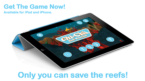 chichi reef warrior chichi conservation  ipad iphone game mobile blender blender3d unity3D fish reef coral