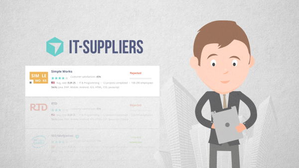 infographics it supplier corporate Startup company promo animation  motion graphics 